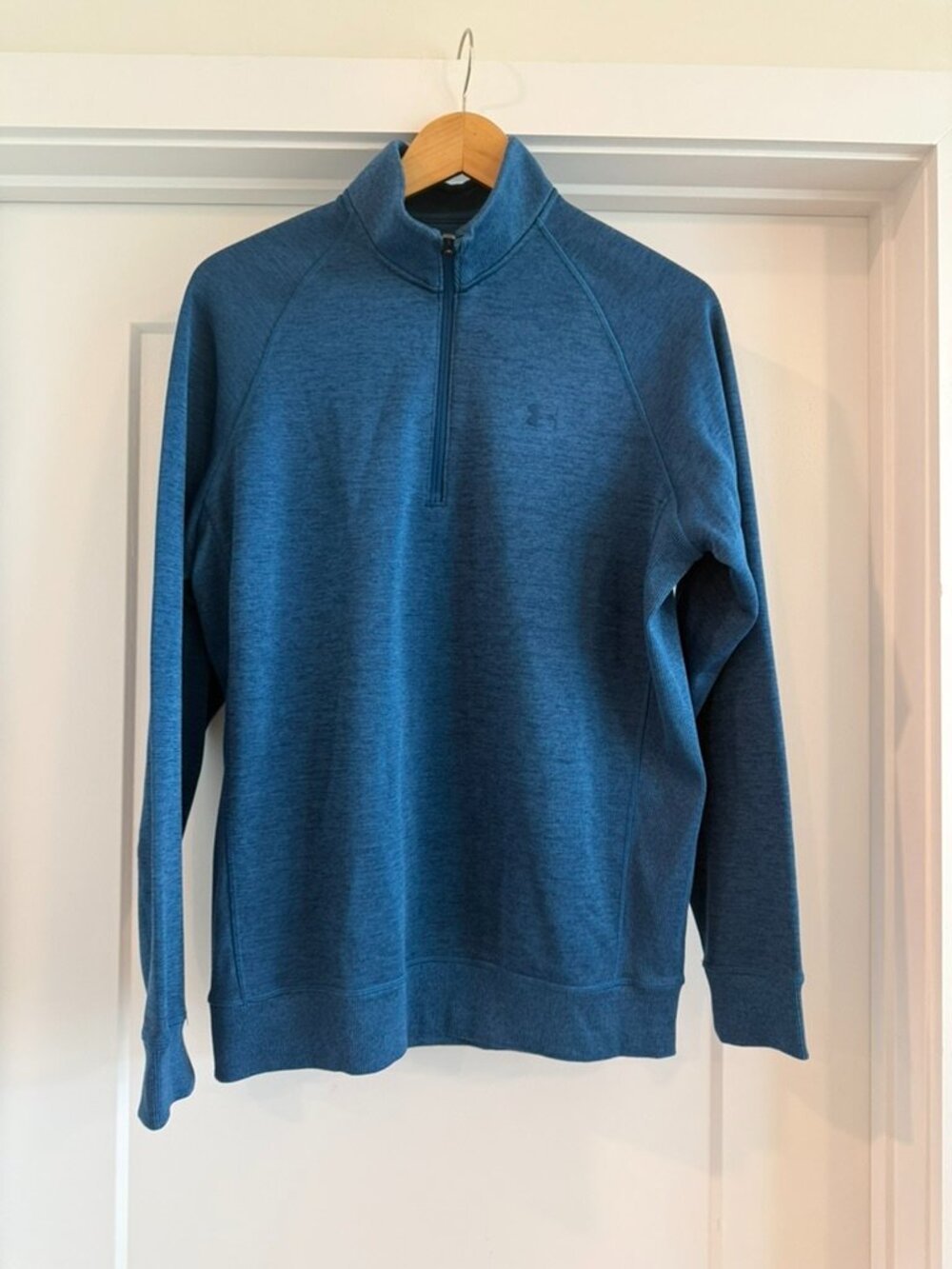 Under Armour ColdGear Blue Quarter Zip Pullover Men’s Large